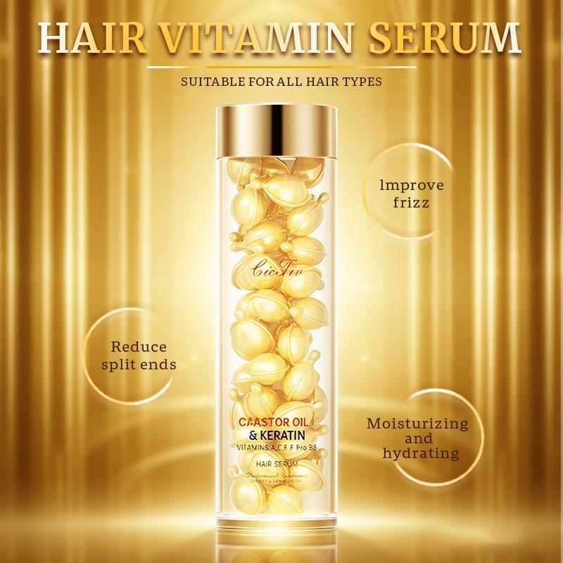 Hair Oil Capsules, Portable Individual Packaging, Essential For Business Trips And Travel, A Great Daily Hair Care Product, Suitable For Elegant Ladies.