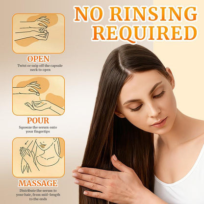 Hair Oil Capsules, Portable Individual Packaging, Essential For Business Trips And Travel, A Great Daily Hair Care Product, Suitable For Elegant Ladies.